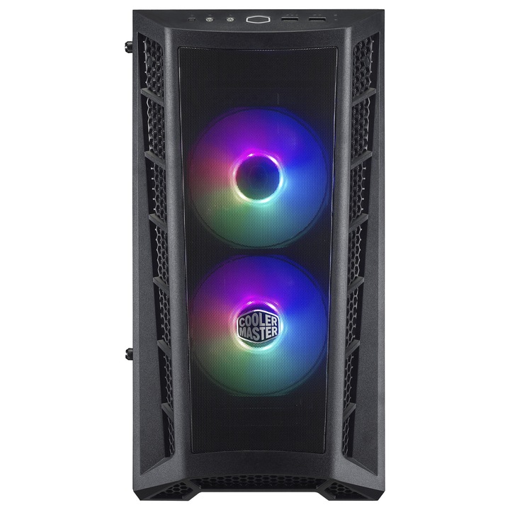 Carcasa pentru computer, Cooler Master, MB311, ARGB, Negru