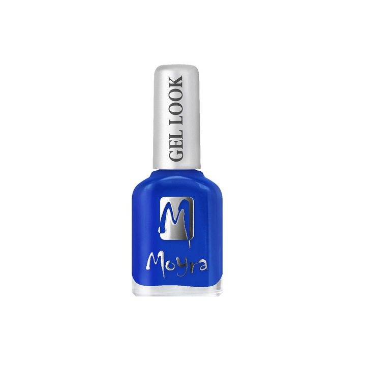 Lac de unghii Moyra Gel Look 12ml 964 Albastru