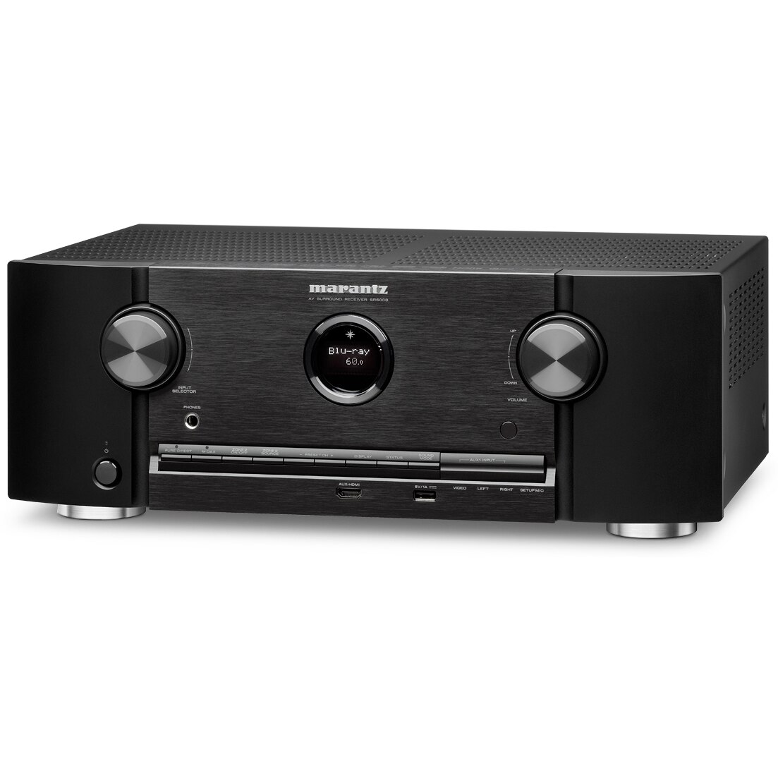 Receiver 3D Marantz SR6008, 7.1 Canale, 185W RMS, Negru - eMAG.ro