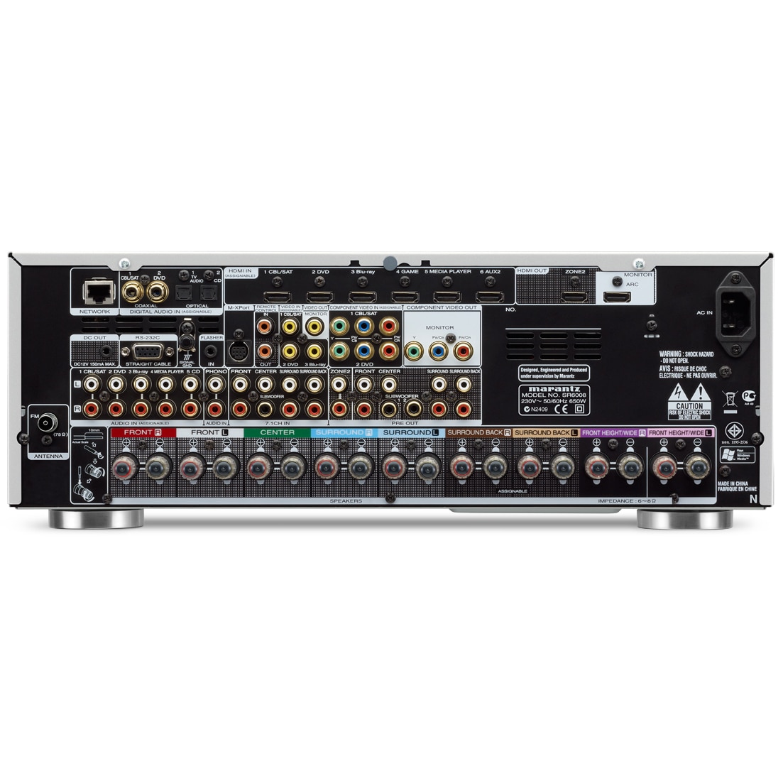 マランツmarantz SR6008 Receiver 3D Marantz SR6008, 7.1 Canale, 185W RMS, Negru - eMAG.ro
