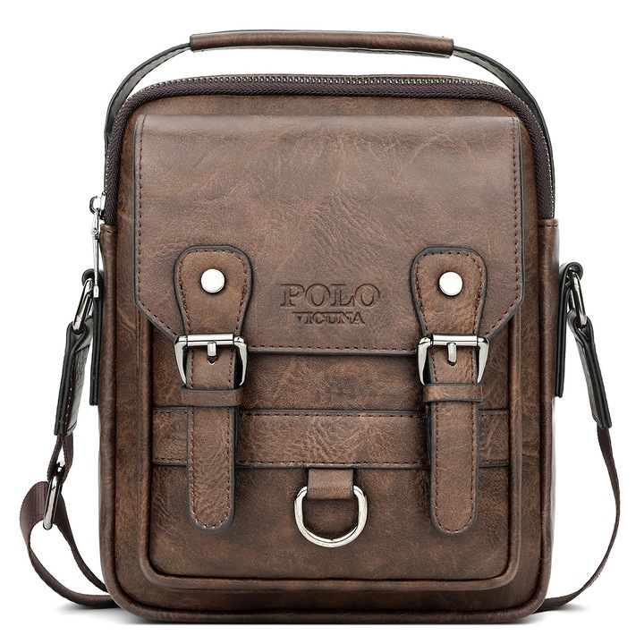 Vicuna Polo Culver Táska férfi, bőr, Barna