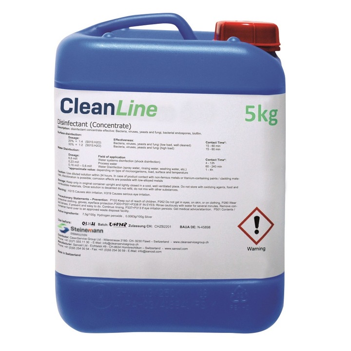 CleanLine 015 Fertőtlenítőszer (5 Liter)