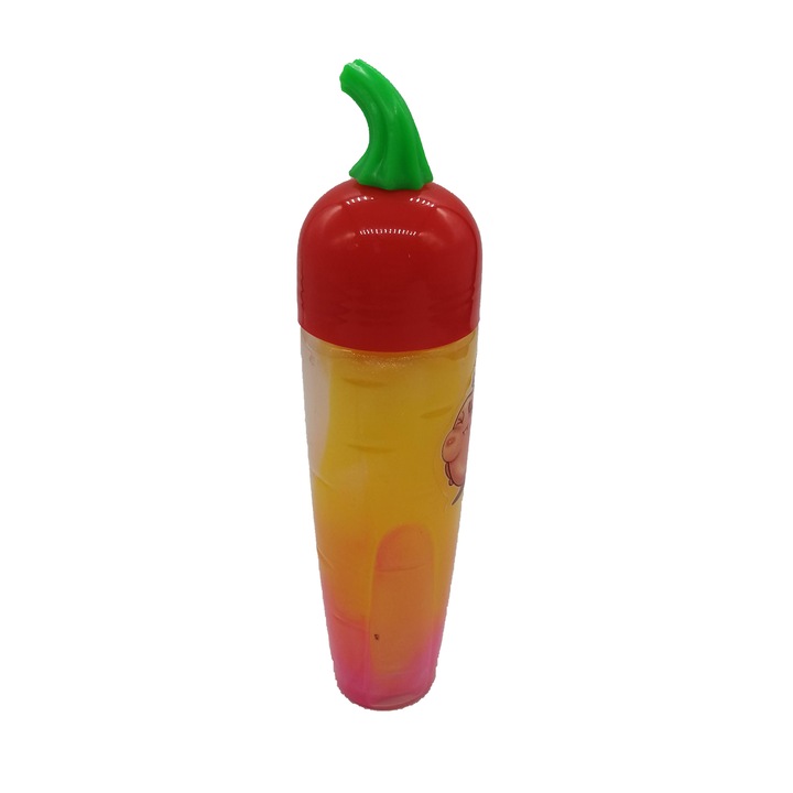 Jucarie Slime Gelatina Parfumata, sub forma de ardei, 15cm, 200ml, 3 culori in tub, Vision®