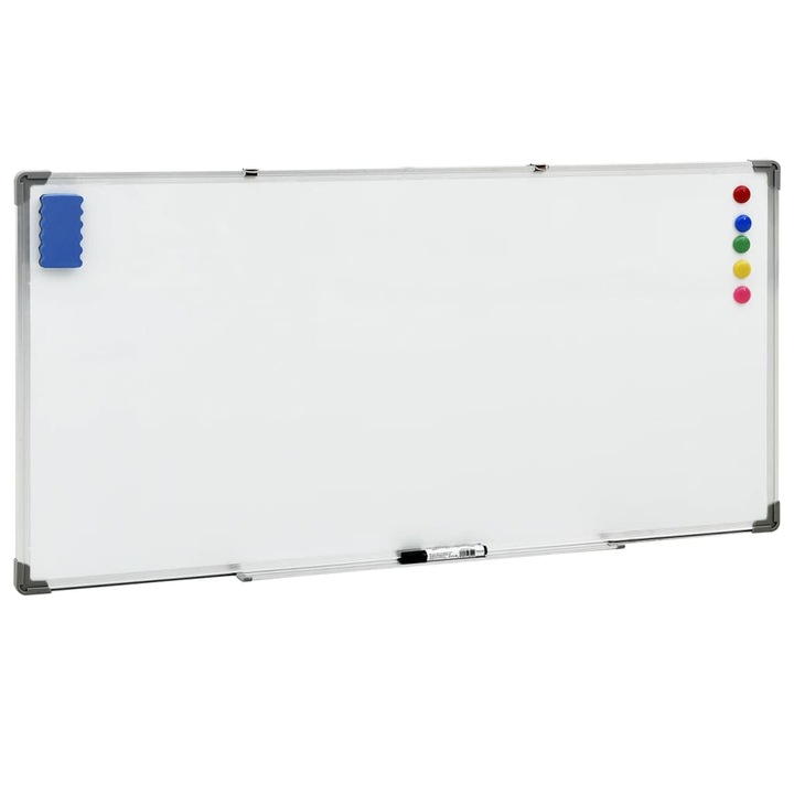 Комплект магнитна дъска vidaXL, Бял, 110 x 60 cm,12 бр