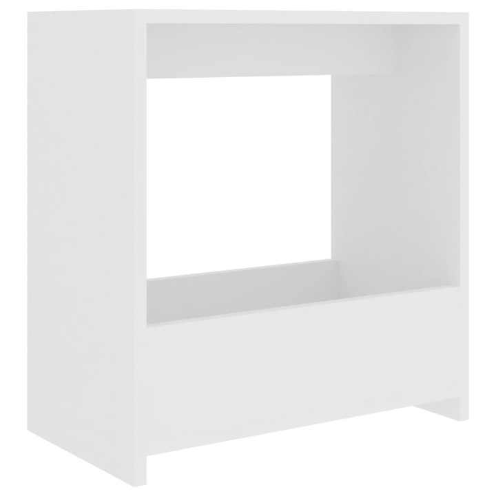Помощна маса vidaXL, Бяла, 50x26x50 см, Инженерно дърво, 7.36 Kg