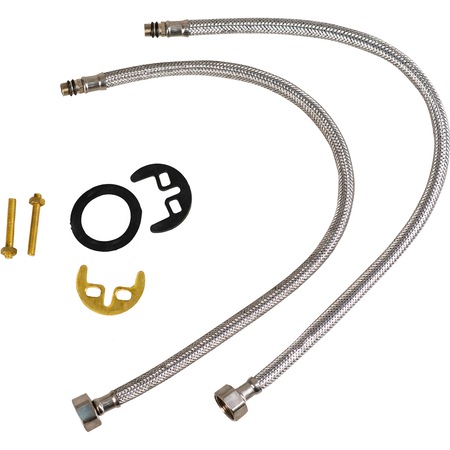 Pachet chiuveta bucatarie + baterie Freddo SET7002S, cuva stanga, inox, 760x435 mm, adancime cuva 160mm, Sifon Q32 preaplin