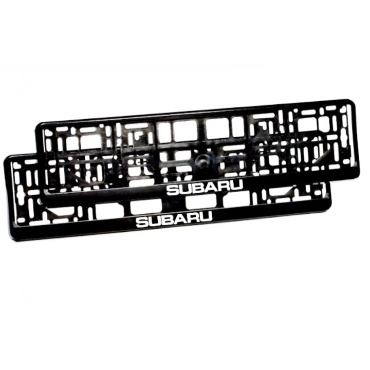 Комплект от 2 персонализирани държача за регистрационен номер-Subaru