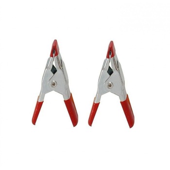 Set 2 bucati, carlige metalice mici, prevazute cu arc puternic, Rosii Set 2 bucati, carlige metalice mici, prevazute cu arc puternic, Rosii
