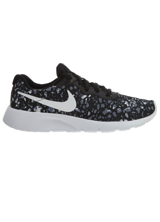 Pantofi sport NIKE TANJUN PRINT GS, 833671-003, Negru-alb, Alb/Negru