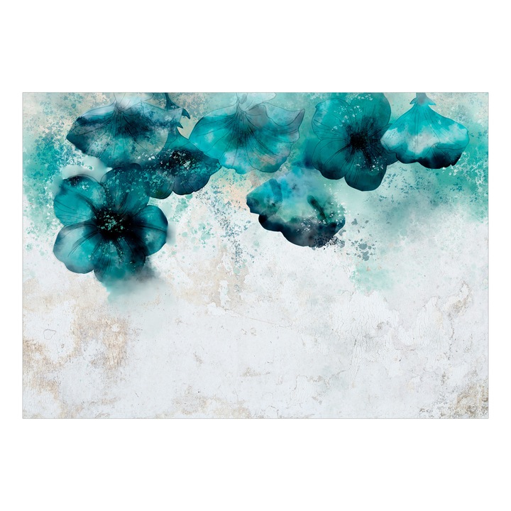 Fotótapéta Artgeist, Kék pipacsok, 100 x 70 cm