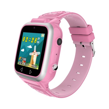 Ceas smartwatch copii Techone® Y8, pedometru, 8 jocuri, camera foto dual, muzica, lanterna, reportofon, calculator, calendar, Roz Ceas smartwatch copii Techone® Y8, pedometru, 8 jocuri, camera foto dual, muzica, lanterna, reportofon, calculator, calendar, Roz
