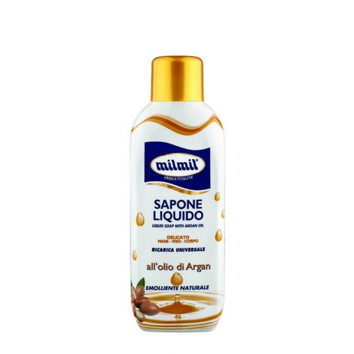 Set 2 x Rezerva Sapun Lichid Mil Mil, Ulei Argan 1 l