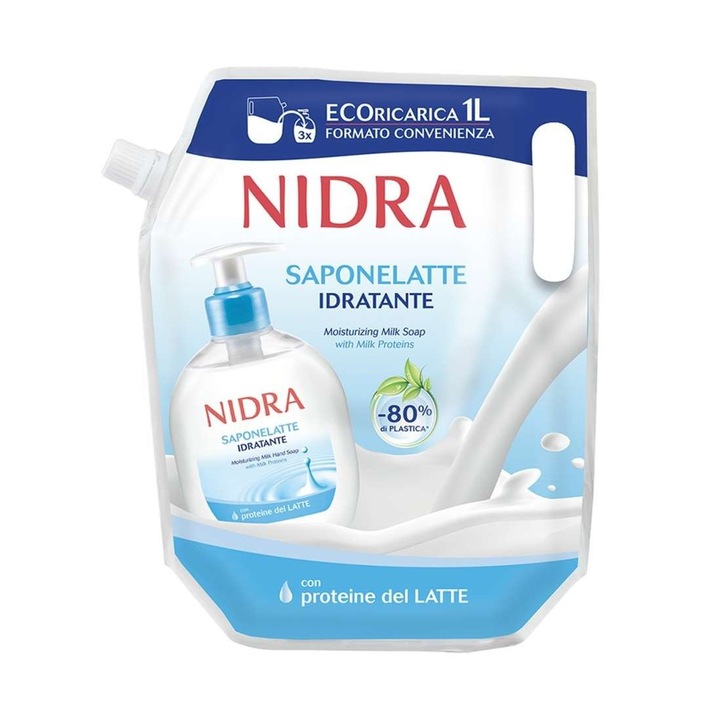 Set Rezerva Sapun Lichid Nidra, 2 Bucati x 1 l