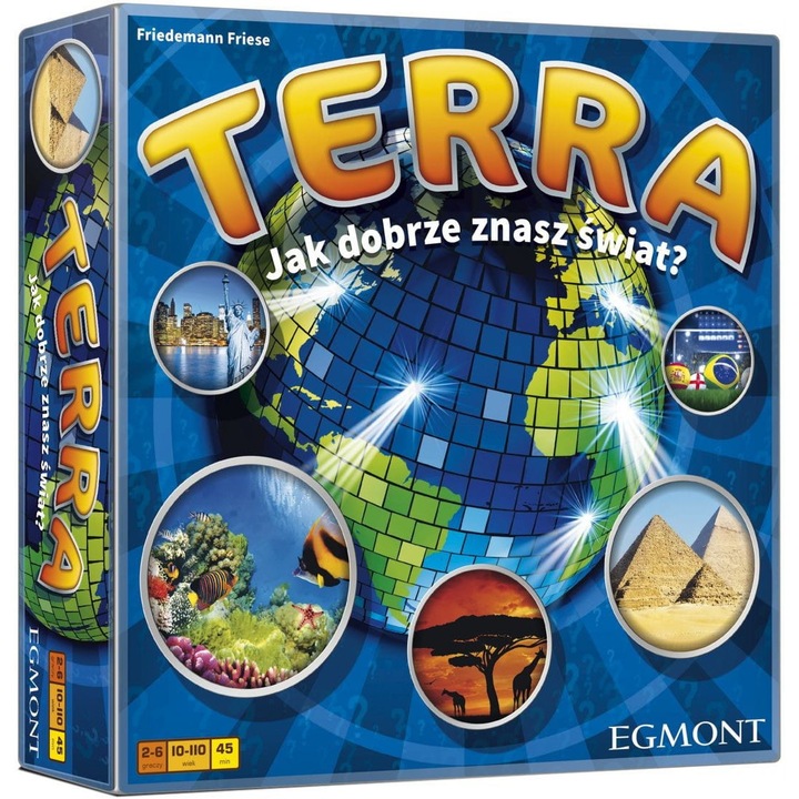 Társasjáték Egmont Game Terra, lengyel kiadás, 2-6 játékos, +10 év, Multicolor