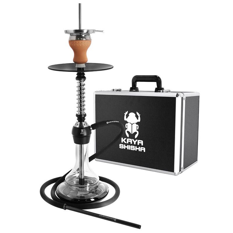 Narghilea Kaya Elox Eco 580 Twist Blackground cu un furtun, cutie