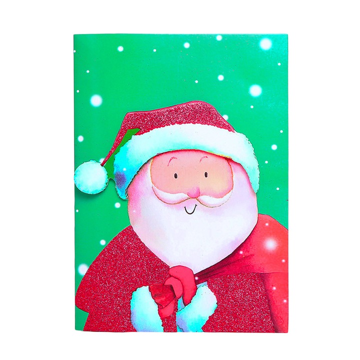 Felicitare Craciun, Muzicala, Createur, model 1, 20 x 15 cm