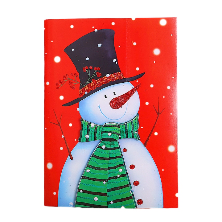 Felicitare Craciun, Muzicala, Createur, model 2, 20 x 15 cm