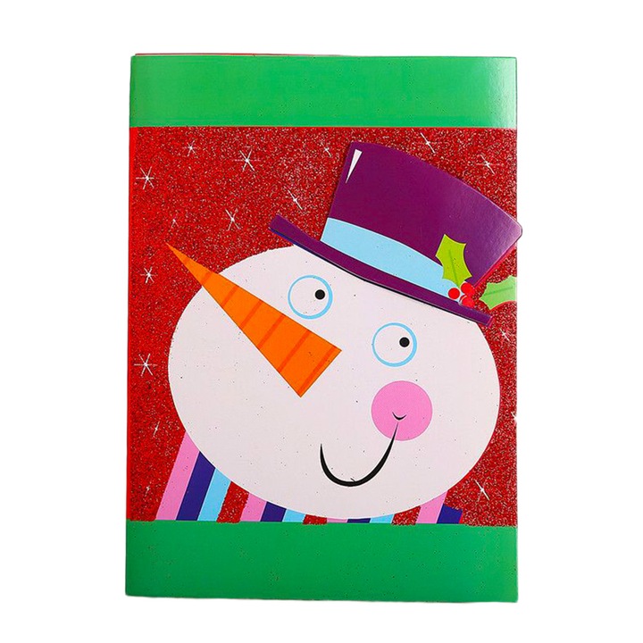 Felicitare Craciun, Muzicala, Createur, model 3, 20 x 15 cm