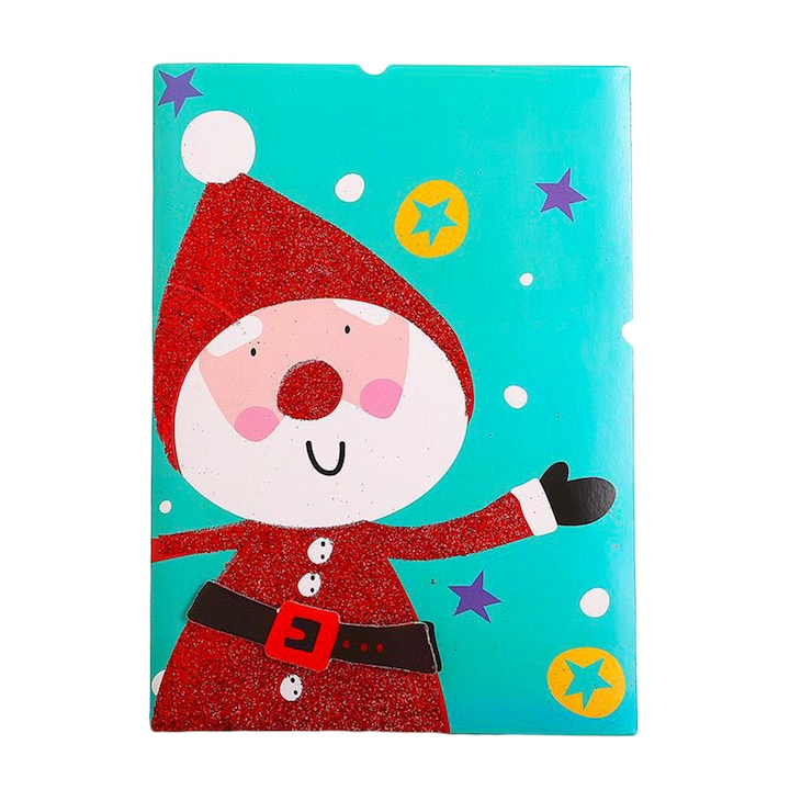 Felicitare Craciun, Muzicala, Createur, model 6, 20 x 15 cm