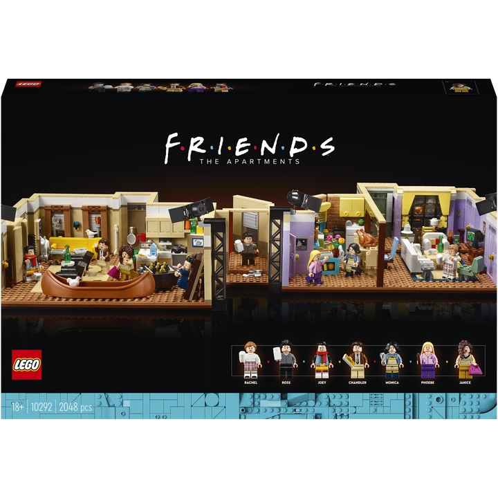 LEGO® Icons - Апартаментите от Приятели 10292, 2048 части