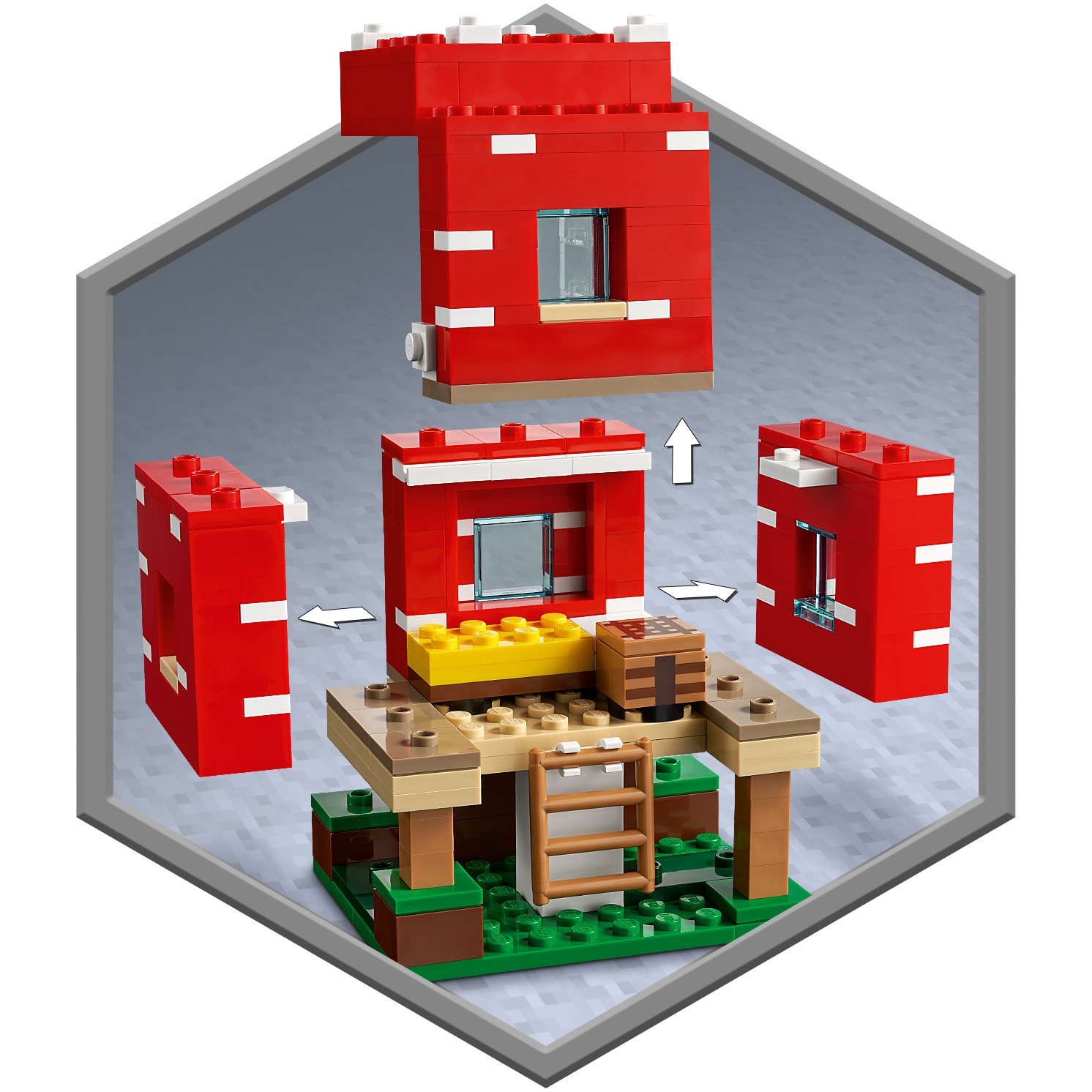 LEGO – Minecraft – A Casa Cogumelo – 21179 - RioMar Recife Online