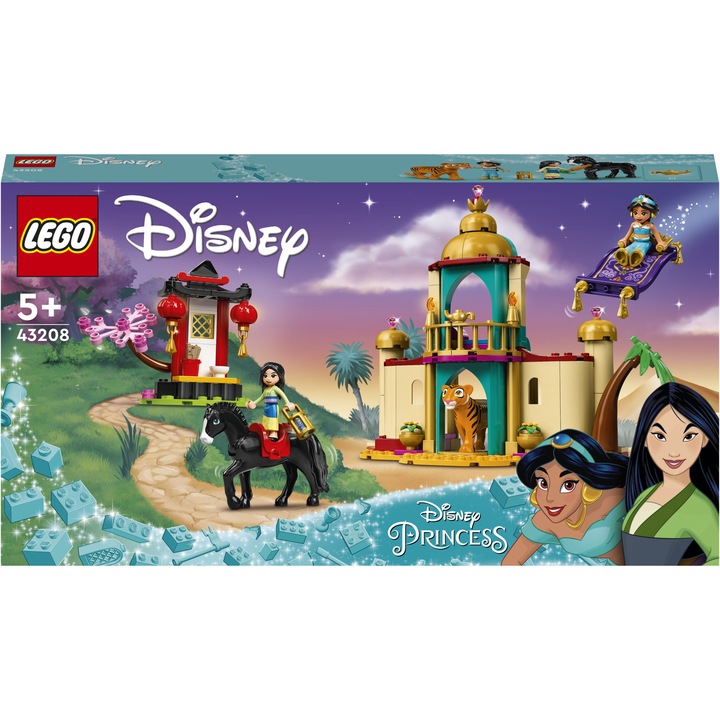 LEGO® Disney - Aventura lui Jasmine si Mulan 43208, 176 piese
