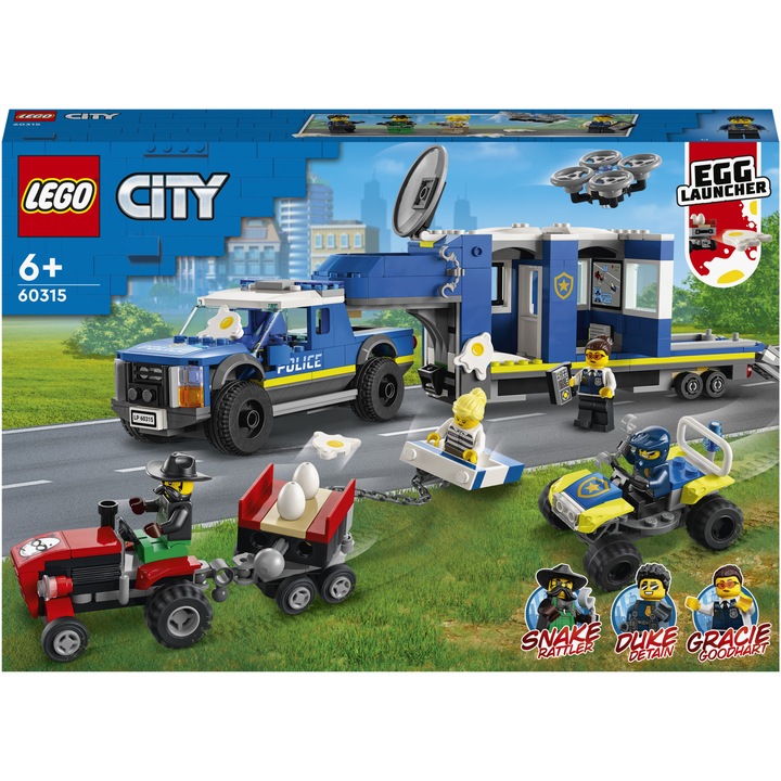 LEGO® City - Полицейски мобилен команден център в камион 60315, 436 части