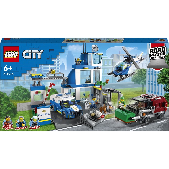 LEGO® City - Полицейски участък 60316, 668 части