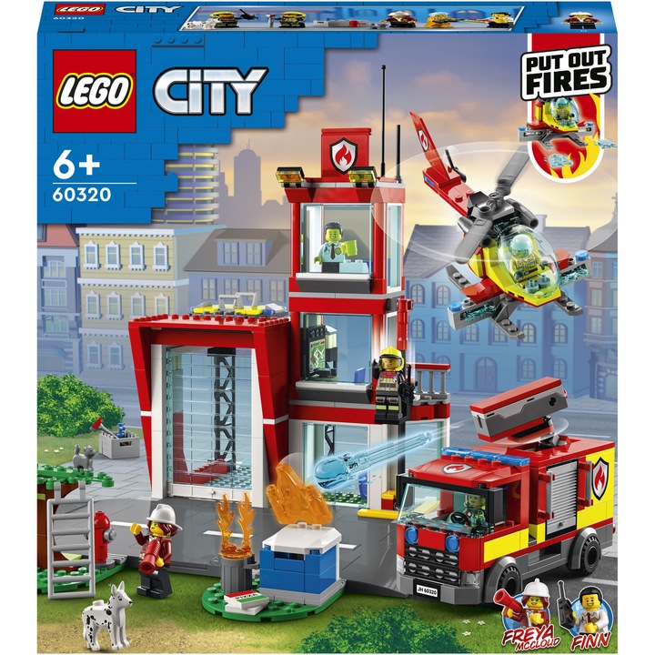 LEGO® City - Пожарна станция 60320, 540 части