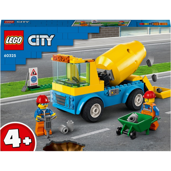 LEGO® City - Бетоновоз 60325, 85 части