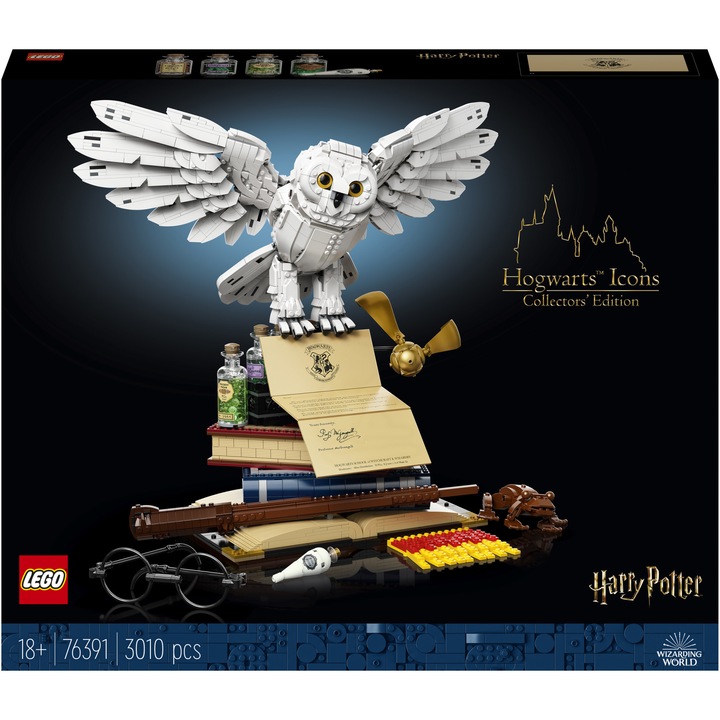 LEGO® Harry Potter - Embleme Hogwarts™ - Editie de colectie 76391, 3010 piese