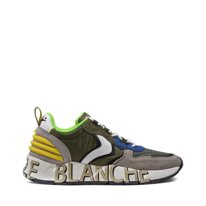 Pantofi sport barbati, Voile Blanche Club 12, piele intoarsa, textil, multicolor, 41 EU