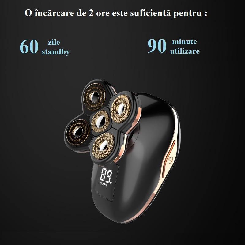 Aparat Ras Multifunctional 5 in 1, Invincio, pentru fata cap si corp ...
