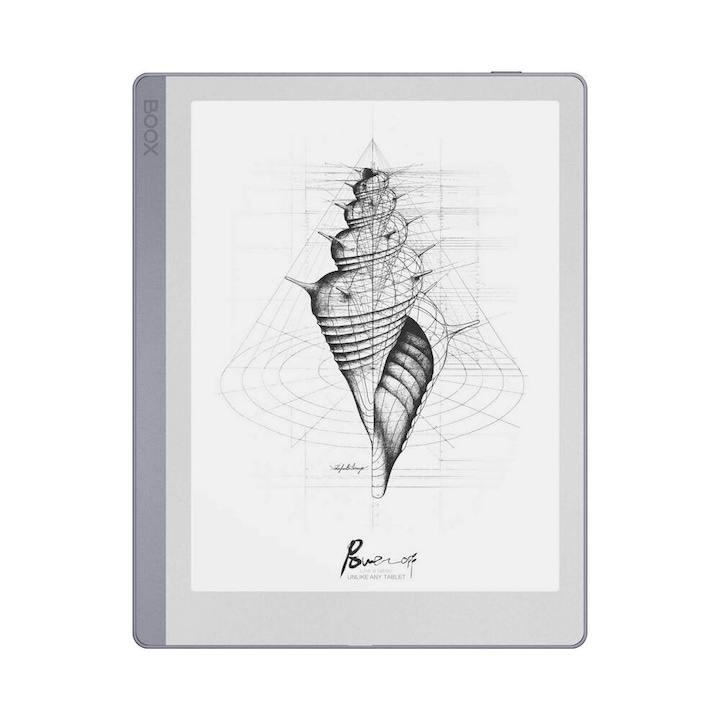 E-Ink Onyx Boox LEAF Tablet, Octa-Core, 7", 300 ppi, HD, E-ink Carta, 2GB RAM, 32GB, Android 10, Бял