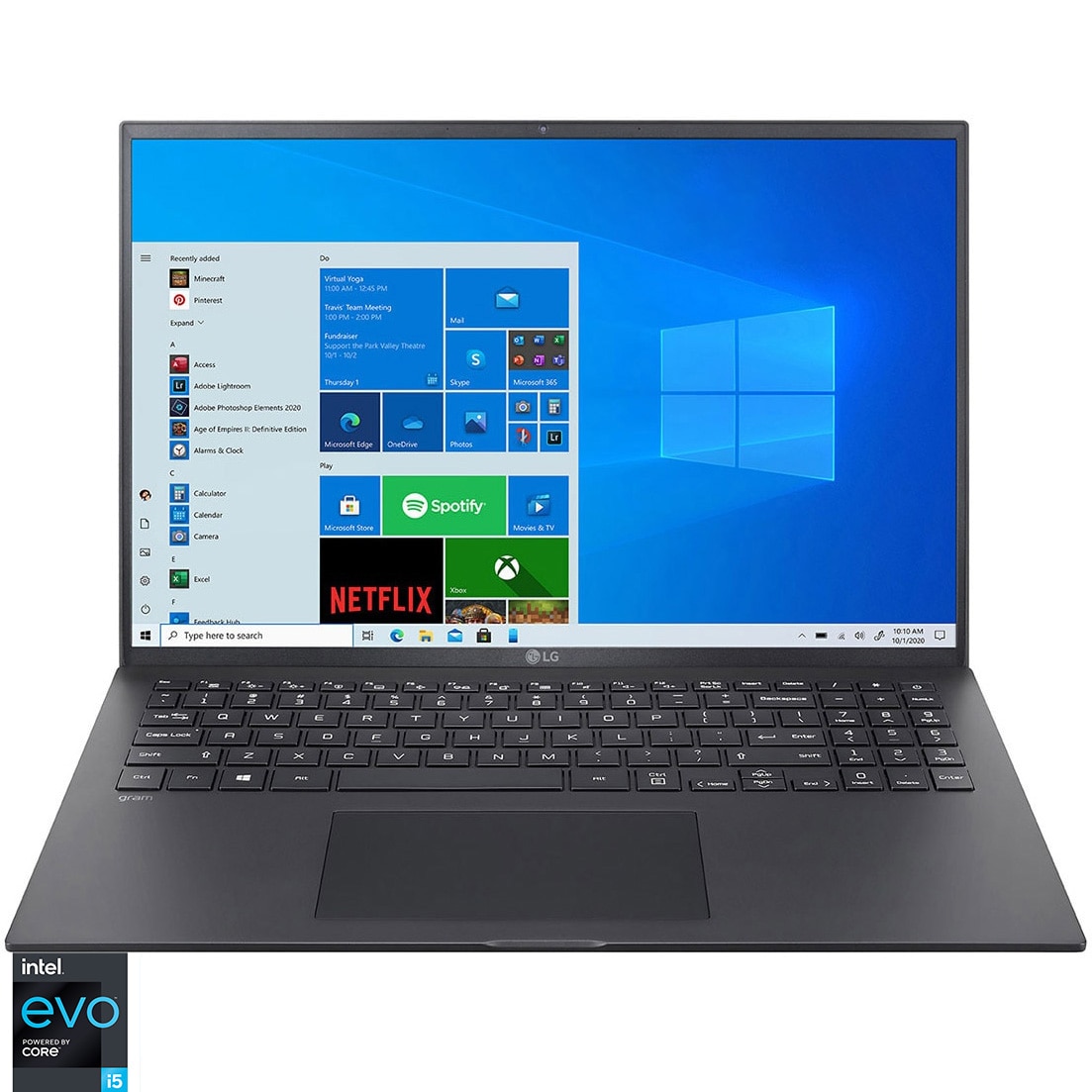 Laptop LG Gram 16Z90P, Intel Core i5-1135G7 pana la 4.2GHz, 16