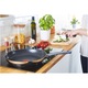 Tigaie Tefal Daily Cook, 24 cm, inductie, invelis antiaderent din titan, indicator Thermo-Signal, maner ergonomic, argintiu & negru