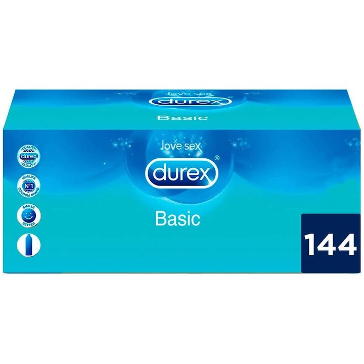 Prezervative Durex Basic, 144 buc
