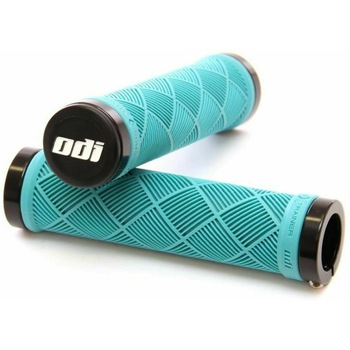 Mansoane ODI Cross Trainer Grip, MTB , lock-on grips, 130 mm, culoare turcoaz Mansoane ODI Cross Trainer Grip, MTB , lock-on grips, 130 mm, culoare turcoaz
