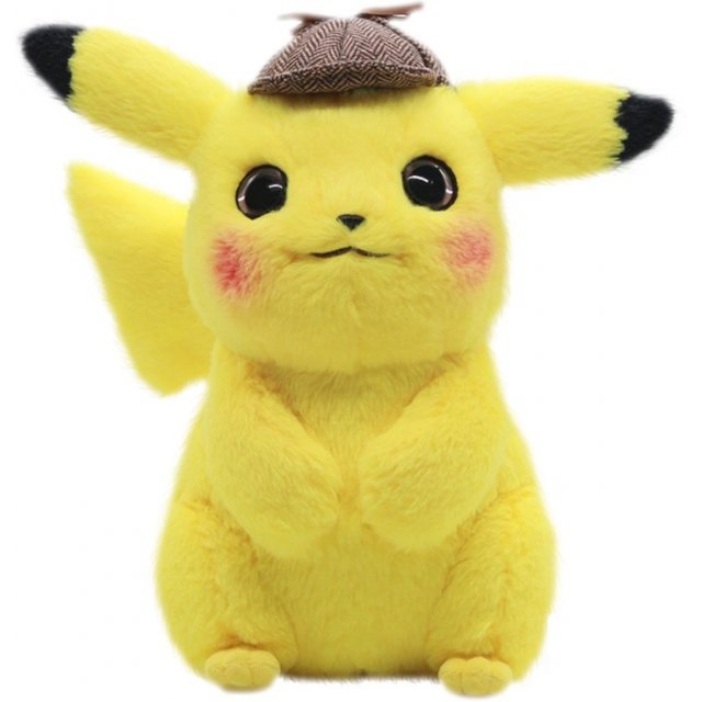 Jucarie de plus Pokemon - Detectivul Pikachu, multicolor, inaltime 26 cm