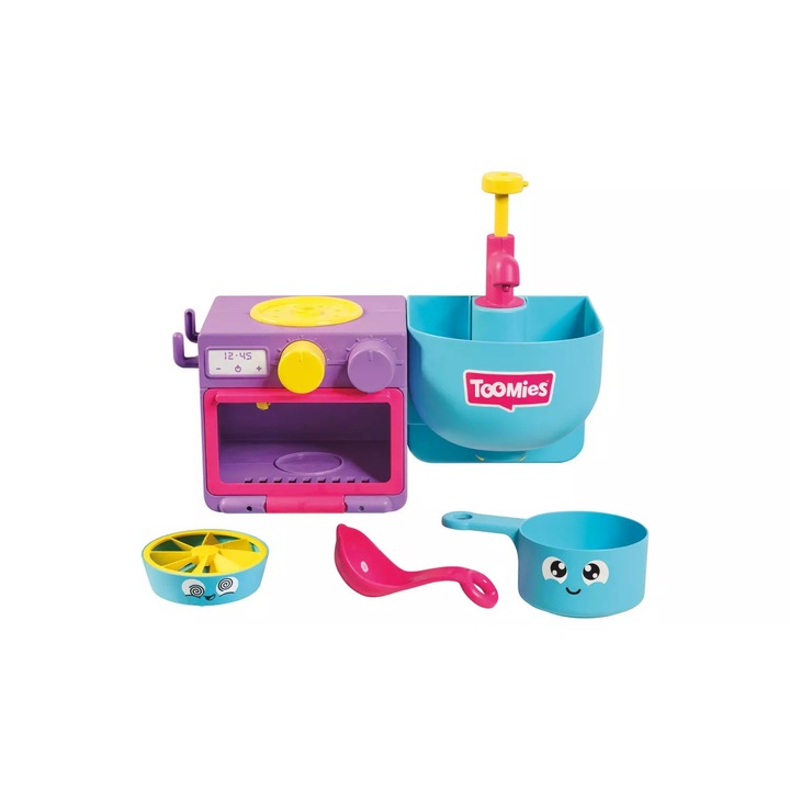 Играчка за баня Tomy, кухня с пяна