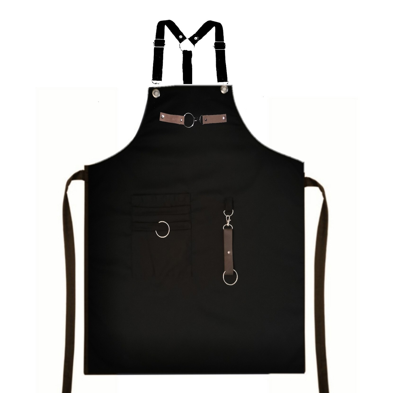 Sort barman, cu piele naturala detasabila 2