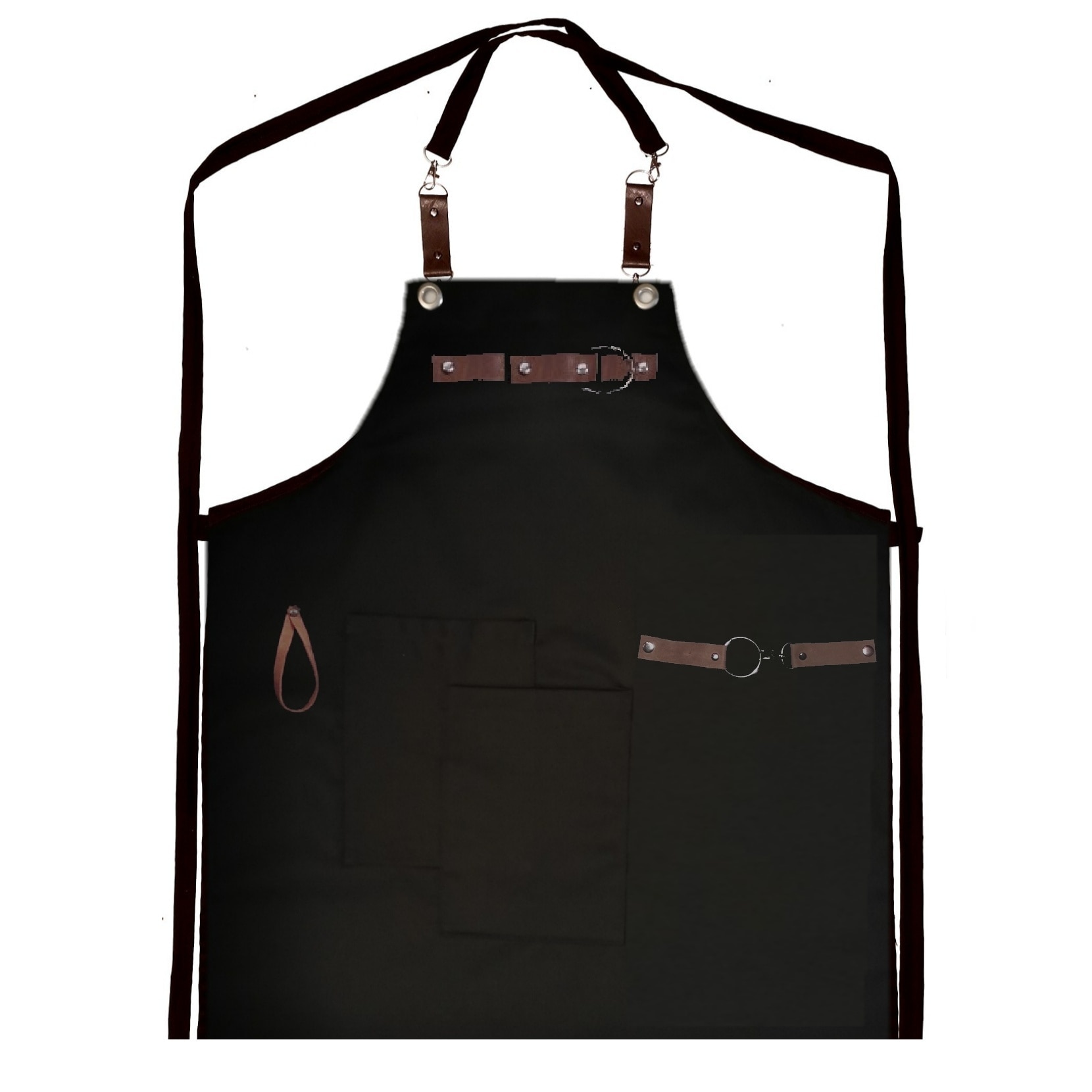 Sort barman, cu piele naturala detasabila 7