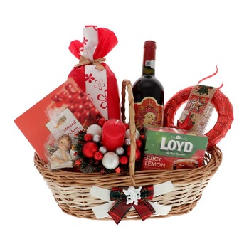 Cos cadou Craciun ingeras 8 produse Cos cadou Craciun ingeras 8 produse