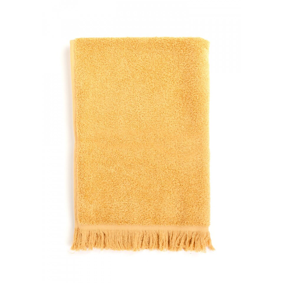 Set 4 prosoape Casa di Bassi, 100% Bumbac, 50 x 90 + 70 x 140 cm, galben