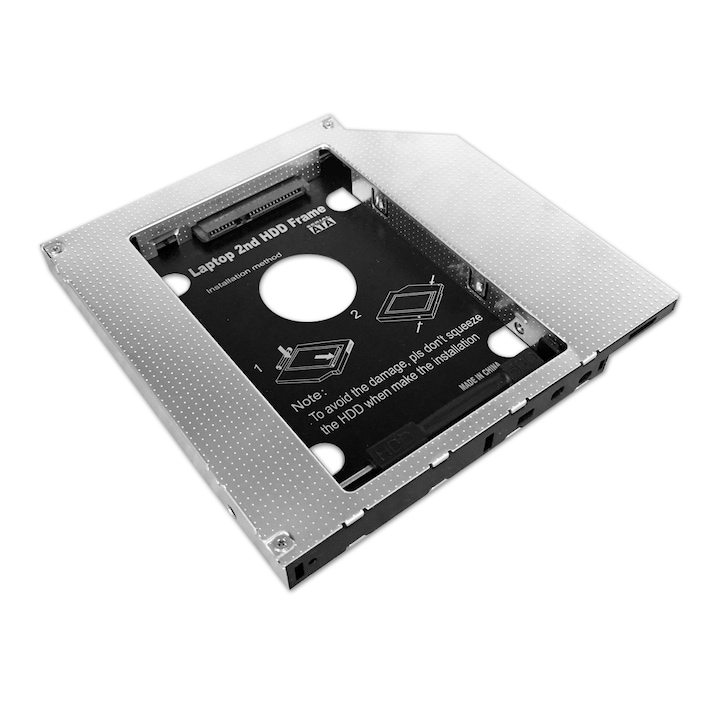 Адаптер за диск в CD слот Makki Caddy 12.7 мм, SATA 3