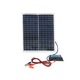 Panou solar 20W fotovoltaic monocristalin 425x340x18mm, regulator de incarcare 12/24V 10Ah, cablu 1.5/2m