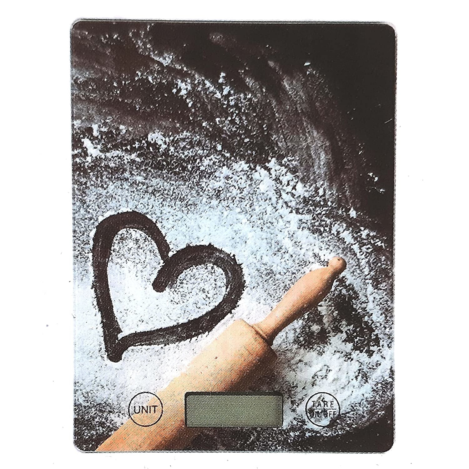 Cantar de bucatarie ElectriX, 5 Kg, Touch, Display, Sticla securizata