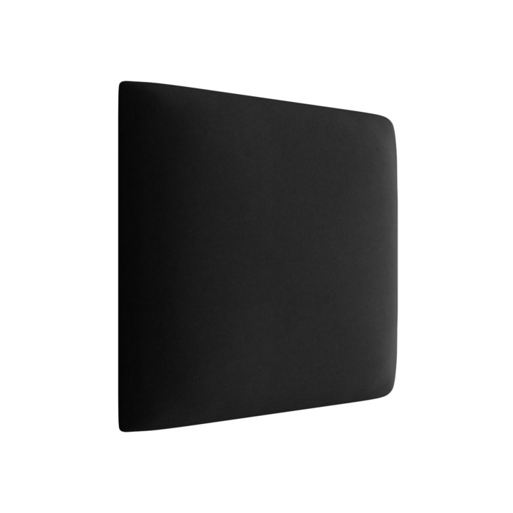 Panou tapitat pentru perete Pag, MIRJAN24, negru manila, 60x60 cm