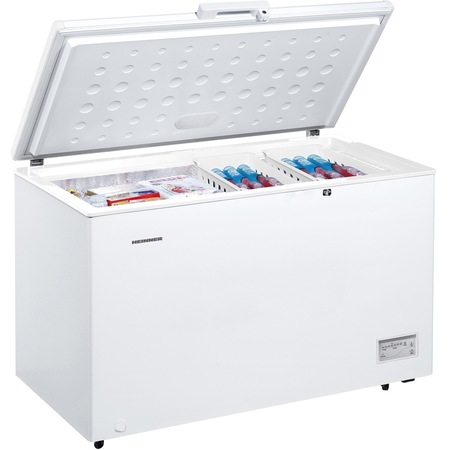 Lada frigorifica Heinner HCF-371CNHF+, 371 l, Control electronic, Clasa F, Alb
