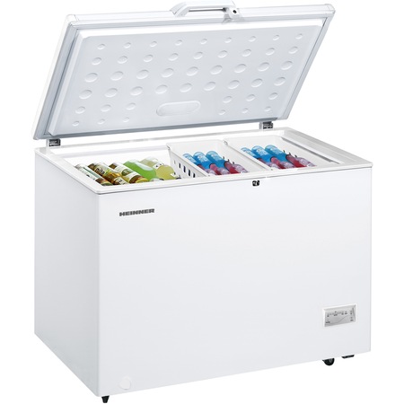 Lada frigorifica Heinner HCF-290NHF+, 287 l, Control electronic, Clasa F, Alb